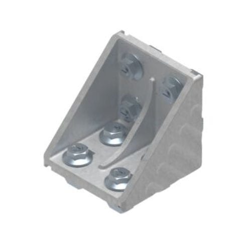 Угловой кронштейн для сборки профилей - 3842530360 - Bosch Rexroth - Assembly Technology - из алюминия / из гальванизированной стали / 90°