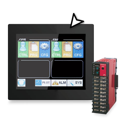 Контроллер температуры с сенсорным экраном - Control Pack - FUJI ELECTRIC France - многоконтурный / PID / программируемый