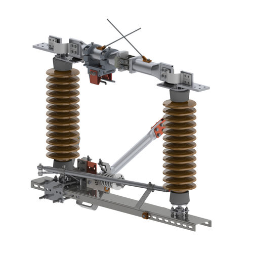 Разъединитель-выключатель с ручным управлением - WEG Gear Systems GmbH - высокого напряжения / однополюсный / вертикальный