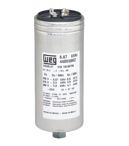 Конденсатор с полипропиленовой металлизированной пленкой - UCW  - WEG Gear Systems GmbH - цилиндрический / тока / монофазовый