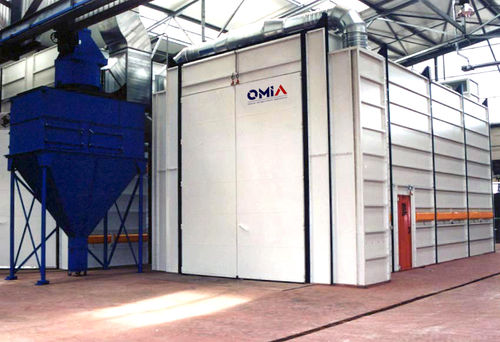 Кабина пескоструйной обработки свободной струей - OMIA