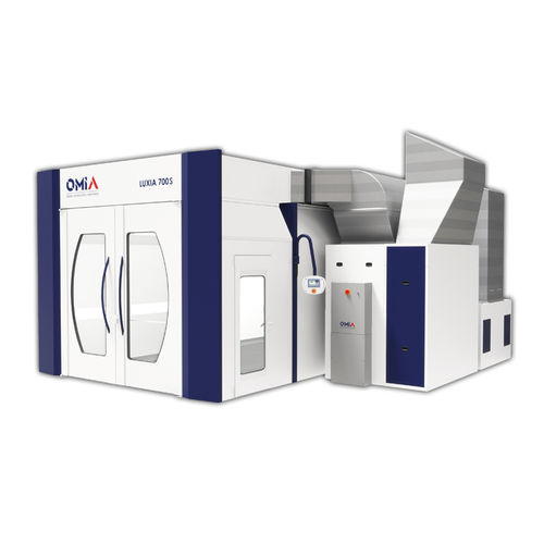 Закрытая окрасочная кабина - LUXIA 700 S  - OMIA - для транспортных средств / с фильтром / автоматическая