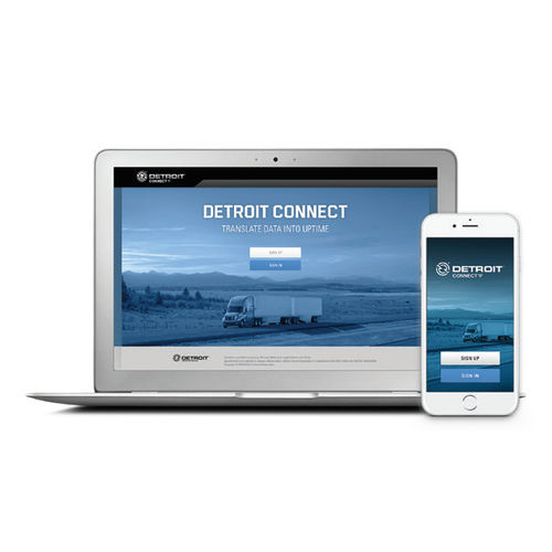 Комплект программного обеспечения для управления парком автомашин - Detroit Connect® - Detroit demand performance - для управления производственным процессом / управления топливом / для анализа рабочих характеристик
