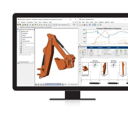 Программное обеспечение механического моделирования - Simscape Multibody™ - The MathWorks - 3D-моделирования / многотельная симуляция / 3D