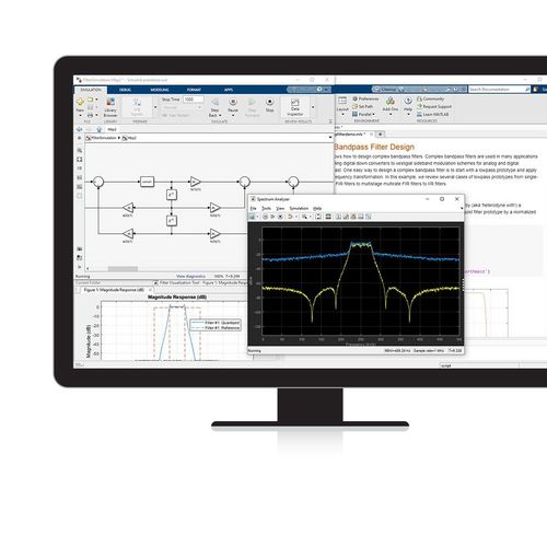 Программное обеспечение моделирования - DSP System Toolbox™ - The MathWorks - для визуализации / для разработки / быстрого прототипирования