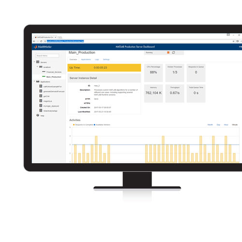 Программное обеспечение для базы данных ODBC - MATLAB Production Server™ - The MathWorks - сервер / с данными из интернета