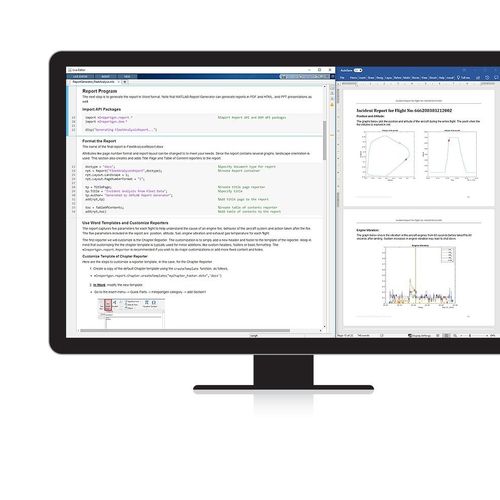 Программное обеспечение для составления отчетности - MATLAB Report Generator™ - The MathWorks - автоматизированное