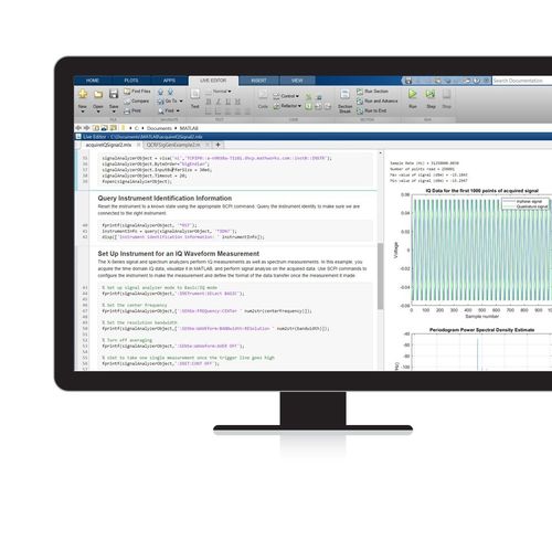 Коммуникационное программное обеспечение - Instrument Control Toolbox™ - The MathWorks - испытательное / для управления / инструмента