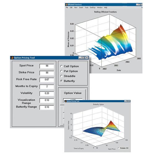Программное обеспечение сметы - Financial Toolbox™ - The MathWorks - 3D-моделирования / статистического анализа / для управления финансами