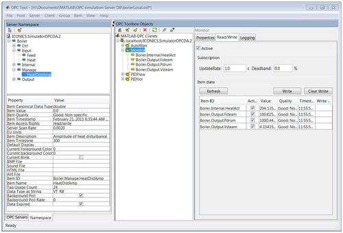 Программное обеспечение соединения серверов OPC - OPC Toolbox™ - The MathWorks