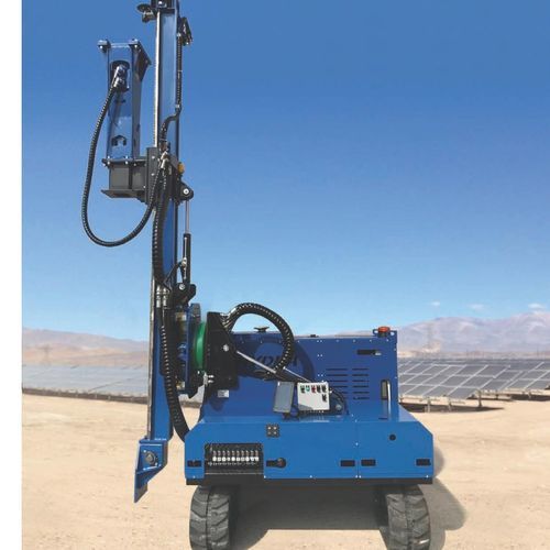 Буровая установка для фотогальванических установок - JOY 2 SOLAR - Hydra S.r.l. - для каротажа / для фундаментных свай / гусеничная