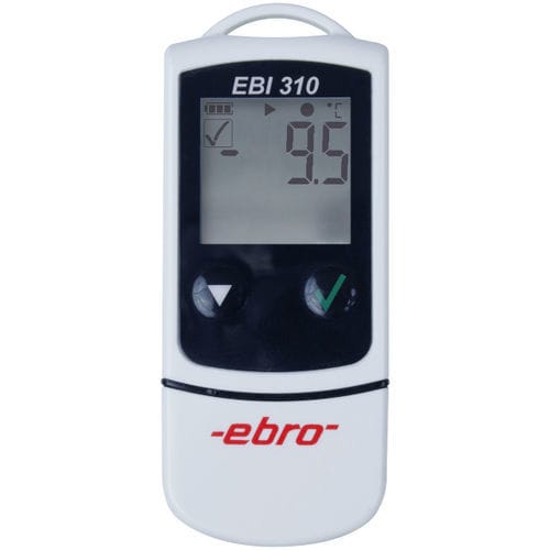 Регистратор данных для измерения температуры - EBI 310 - ebro - USB / Pt1000 / для логистики
