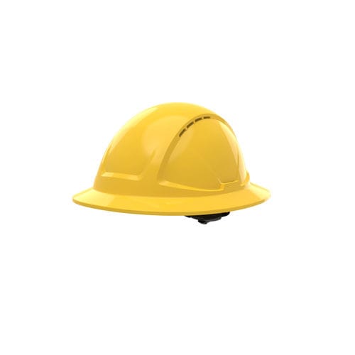 Строительная каска - Radius Vented Full Brim Helmet - Globus Group - EN 397 / ударопрочная / из полиэтилена