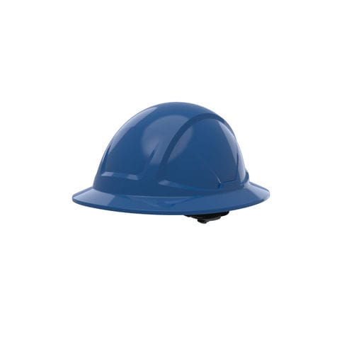 Строительная каска - Radius Unvented Full Brim Helmet - Globus Group - ударопрочная / белая / желтая