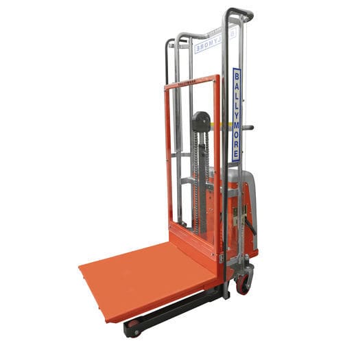 Мини-штабелер на аккумуляторе - EMS 850 - BALLYMORE - с пешим оператором / 12 В / для погрузки/разгрузки