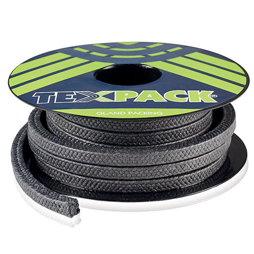 Плетеная набивка из ПТФЭ - 4157  - TEXPACK - из графита / для центробежного насоса / для химической промышленности