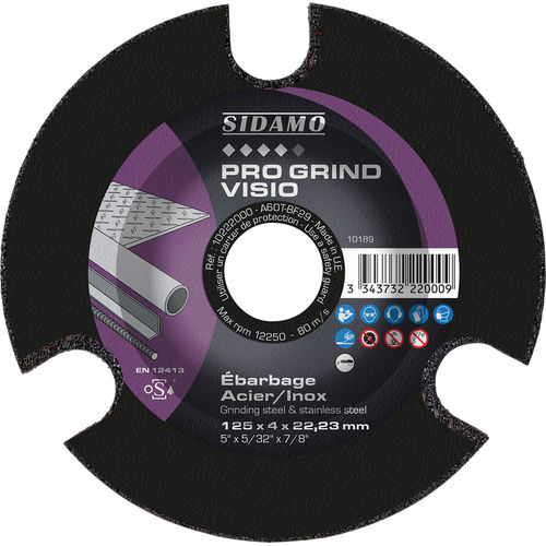 Абразивный круг для шлифования - PRO GRIND VISIO - SIDAMO - для нержавеющей стали