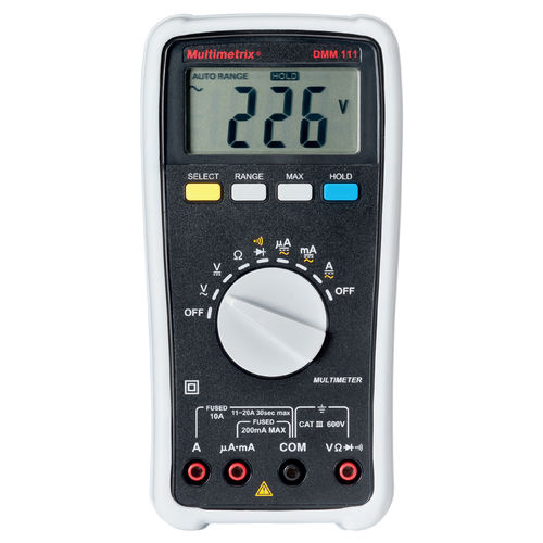 Цифровой мультиметр - DMM 111 - MULTIMETRIX - переносной / 600 В / 10 A