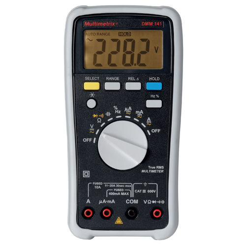 Цифровой мультиметр - DMM 141 - MULTIMETRIX - переносной / 600 В / 10 A