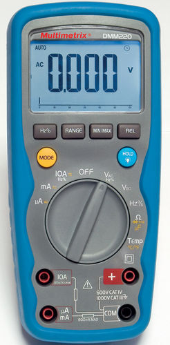 Цифровой мультиметр - DMM 220 - MULTIMETRIX - переносной / 1000 В / 10 A