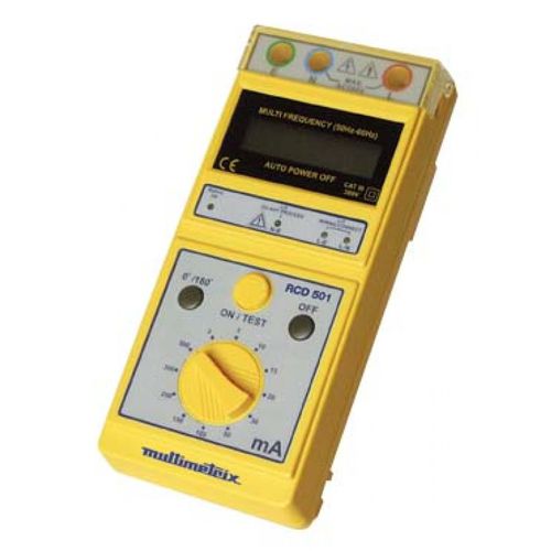 Тестер остаточного тока - RCD 501 - MULTIMETRIX - переносной / цифровой