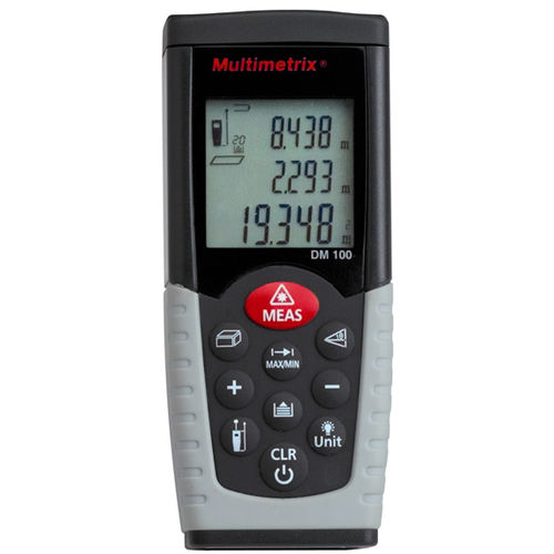 Лазерный дальномер - DM100  - MULTIMETRIX - переносной / с автоматическим расчетом объема