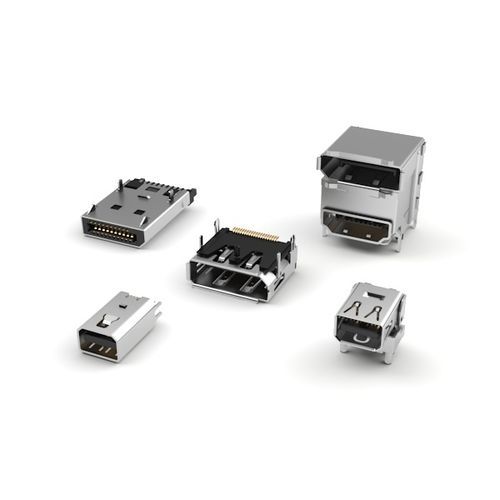 Соединитель DisplayPort - DPC-F-S series - ADAM tech - для передачи данных / с прямым углом / вставляемый