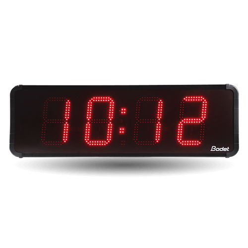 Двустороннее часы - HMT LED 20 - BODET TIME SPORT - для улицы / светодиодное / цифровое