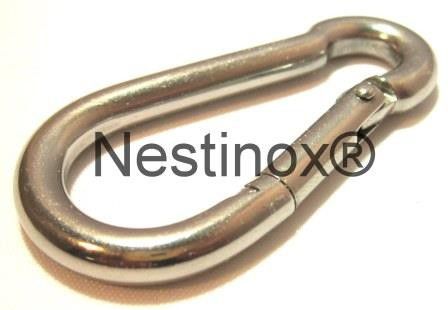 Карабин с блокировкой - Nestinox B.V. - из металла / грушевидный