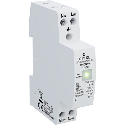 Моноблочный молниеотвод - DACN10 series - CITEL - тип 2 / тип 3 / от переходного тока