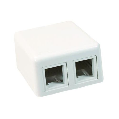 Коробка с розеткой - 1-1116698-3 - COMMSCOPE - выступающая / модульная / из ABS