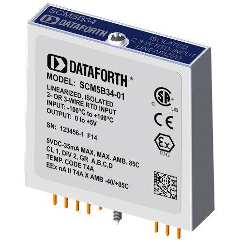 Входной модуль для RTD - SCM5B34-01 - Dataforth Corporation - изолированный