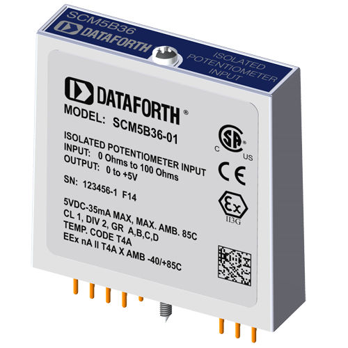 Входной модуль для потенциометра - SCM5B36-01 - Dataforth Corporation