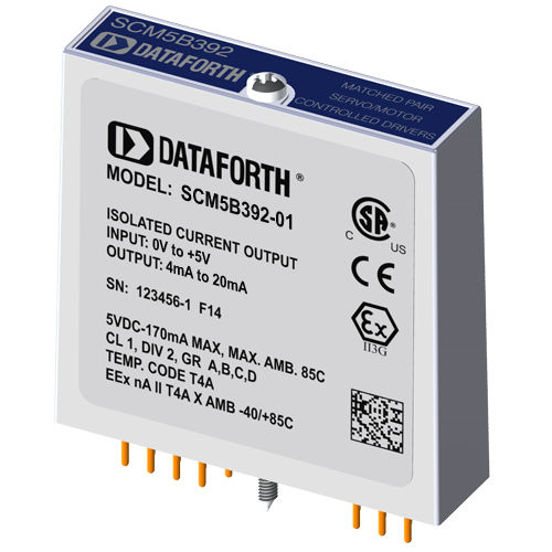 Смешанный модуль для серводвигателя - SCM5B392-01 - Dataforth Corporation - аналоговый / тока / напряжения