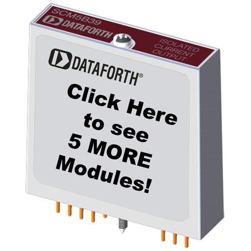 Выходной модуль тока - SCM5B39 Series - Dataforth Corporation - аналоговый / для установки на печатной плате