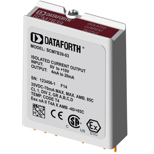 Выходной модуль тока - SCM7B39-03 - Dataforth Corporation - изолированный