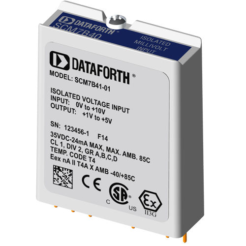 Аналоговый входной модуль - SCM7B41-01 - Dataforth Corporation - напряжения / изолированный / широкополосный