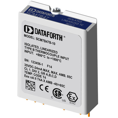 Входной модуль для термопары - SCM7B48B-10 - Dataforth Corporation - изолированный