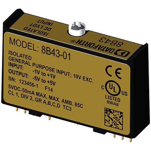 Входной модуль обработки сигналов - 8B43-01 - Dataforth Corporation - LVDT тип DC