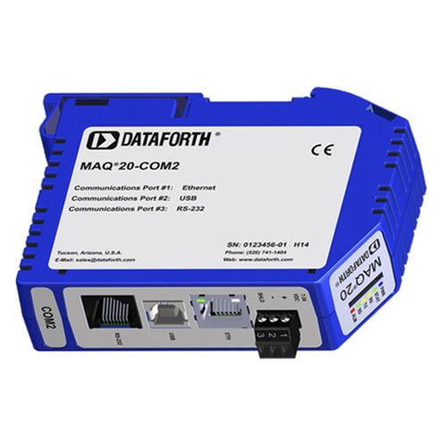 Коммуникационный модуль Ethernet - MAQ20-COM2 - Dataforth Corporation - USB / RS-232 / ModBUS RTU