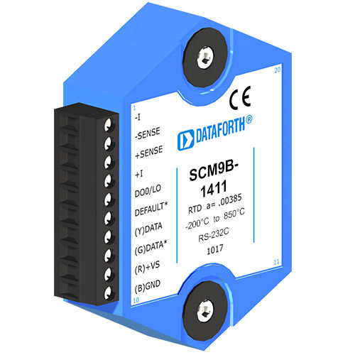 Модуль обработки сигналов от датчика до ПК - SCM9B-1411 - Dataforth Corporation - входной / для RTD