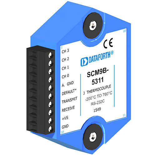 Модуль обработки сигналов четыре канала - SCM9B-5311 - Dataforth Corporation - входной / для термопары / от датчика до ПК