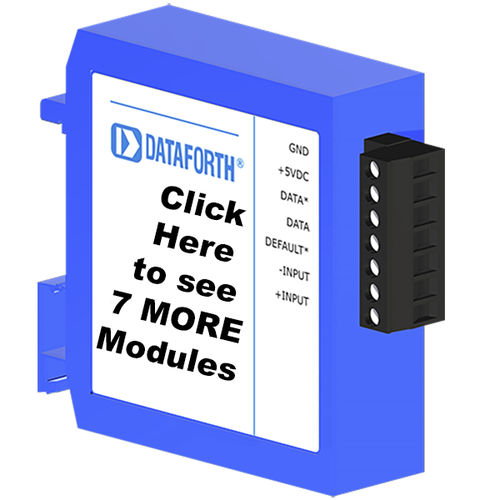 Модуль обработки сигналов на DIN-рейке - SCM9B-D1xx Series - Dataforth Corporation - входной / для термопары / от датчика до ПК