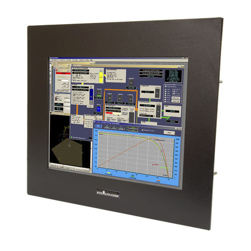 Монитор LCD - SV-1510-PM - Stealth - с резистивным сенсорным экраном / промышленный / 15"