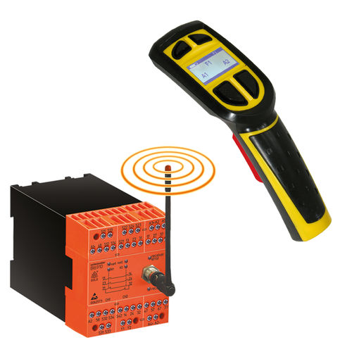 Система с аварийным радио остановом - SAFEMASTER W | Zustimmtaster - DOLD
