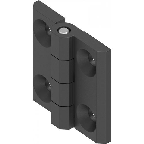 Шарнир 180° - 1056-U10 - EMKA Beschlagteile GmbH & Co. KG - с цапфой / плоский / из цинка