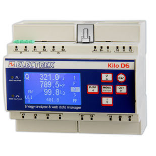 Анализатор для наблюдения - PFNK6-1Q5D9-F21 KILO NET D6 PQ WEB LOG 16 FULL - ELECTREX - для электросети / качества энергии / мощности