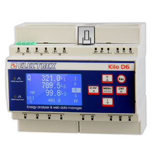 Анализатор для наблюдения - PFNK6-1QAD9-121 KILO NET WI-FI EDA D6 PQ WEB LOG - ELECTREX - для электросети / качества энергии / мощности