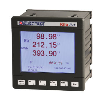 Анализатор для наблюдения - PFNK9-1QAD9-121 KILO NET WI-FI EDA 96 PQ WEB LOG - ELECTREX - для электросети / для сетей / промышленный