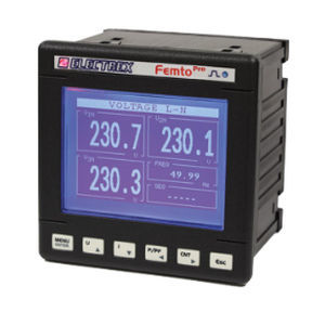 Анализатор сигнала - PFA69-FB1Z2-EMF FEMTO PRO 96 F - ELECTREX - для наблюдения / для электросети / для трехфазных электрических сетей